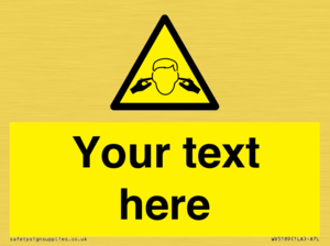 Custom Noise Hazard Sign